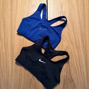 Nike Sportswear Bra in Black and Royal Blue